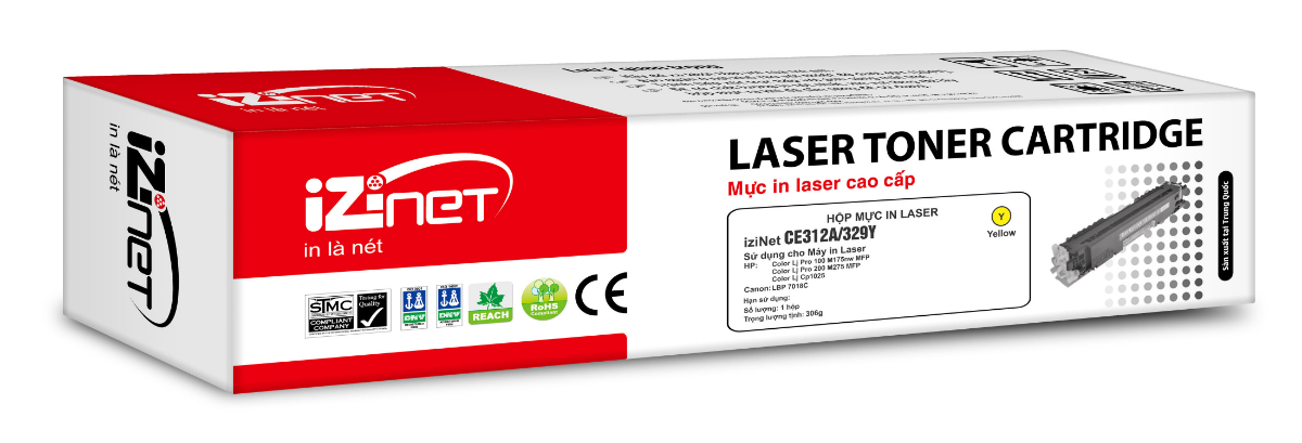 Mực in laser màu vàng iziNet CE312A/329Y